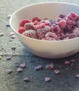 Frozen Raspberries Royalty Free Stock Photo