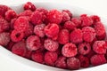 Frozen raspberries