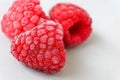 Frozen raspberry texture close up for background Royalty Free Stock Photo