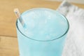 Frozen Red and Blue Slushies Royalty Free Stock Photo