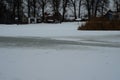 Frozen river Vorskla