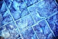 Frosty wall blue ice stone texture background pattern winter abstract frost cold surface textured snow material rough wallpaper Royalty Free Stock Photo