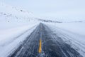 Frozen Road, Norway Royalty Free Stock Photo