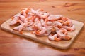 Frozen shrimps