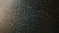 Frozen snowflakes on glass in winter Frosty day dark surface in beautiful white snowflakes, white on black glass, pure white snow Royalty Free Stock Photo
