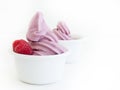 Frozen Soft-Serve Yogurt Royalty Free Stock Photo