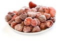 Frozen strawberries Royalty Free Stock Photo