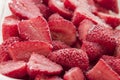 Frozen strawberries Royalty Free Stock Photo