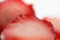 Frozen strawberry selectived focus Royalty Free Stock Photo