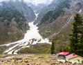 Frozen Stream in Naran Kaghan Valley, Pakistan Royalty Free Stock Photo