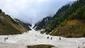 Frozen Stream in Naran Kaghan Valley, Pakistan Royalty Free Stock Photo