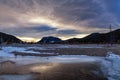 Frozen stream,  Rocky Mountain National Park, Colorado, USA Royalty Free Stock Photo