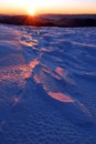 Frozen Sunset Royalty Free Stock Photo