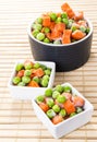 Frozen vegetables mix