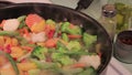 Cooking frozen vegies