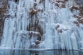 Frozen wall