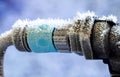 Frozen Water Connection Royalty Free Stock Photo