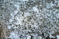 Ice textures in small triangels Royalty Free Stock Photo