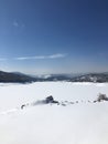 Colorado Frozen waters. Royalty Free Stock Photo