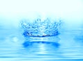 Frozen water drop Royalty Free Stock Photo