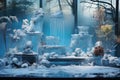 Frozen Water Features - Generative AI