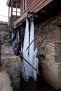 Broken wheel on an old Mill on Long Island, New York Royalty Free Stock Photo