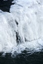 Frozen waterfall