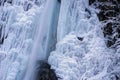 Frozen Wintery Waterfall