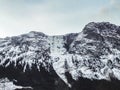 Frozen waterfall Hydnefossen veslehÃÂ¸dn mountain in Hemsedal, Norway