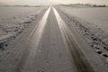 Frozen way Royalty Free Stock Photo