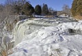 Frozen Webster falls