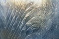 Frozen window-glass Royalty Free Stock Photo