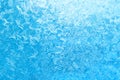 Frozen window glass Royalty Free Stock Photo
