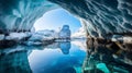 Frozen Wonder: A Noon-Time Exploration of an Enchanting Ice Cave in Antarctica