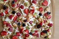 Frozen Yogurt Bark Royalty Free Stock Photo