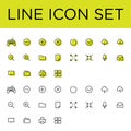 Big Icon Set Vector Flat