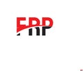 FRP Letter Initial Logo Design Vector Illustration Royalty Free Stock Photo