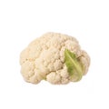 Frsh white cauliflower. Studio shot isolated on white