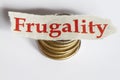 Frugality Royalty Free Stock Photo
