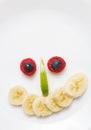 Fruit Face Plate Royalty Free Stock Photo