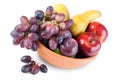 Fruit arrangement in bowl Royalty Free Stock Photo