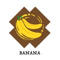 Fruit banana graphic element design icon symbol