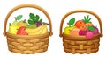Fruit in basket Royalty Free Stock Photo