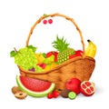 Fruit Basket Royalty Free Stock Photo