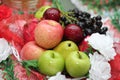 Fruit in basket Royalty Free Stock Photo