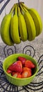 Fruit basket Royalty Free Stock Photo