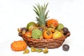 Fruit basket, mixed fruits