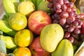 fruit in basket. tropical fruit Royalty Free Stock Photo