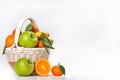 Fruit basket Royalty Free Stock Photo