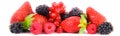 Fruit berries on white background Royalty Free Stock Photo